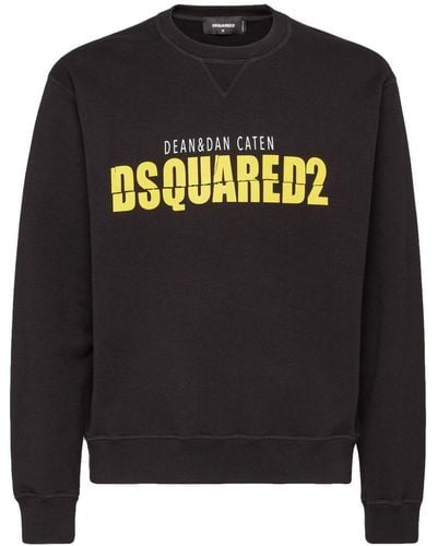 DSquared² Sweatshirt mit Logo-Print - Schwarz