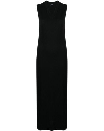 Aspesi Sleeveless Knitted Dress - Black