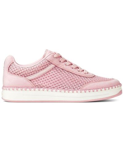 Jimmy Choo Rimini Low-top Leather Trainers - Pink