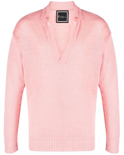 PAUL MÉMOIR Pullover aus Leinen - Pink