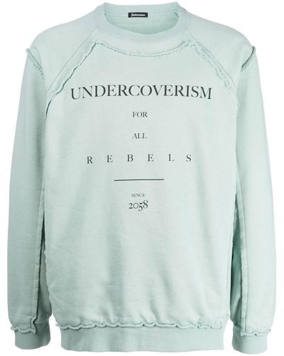 Undercoverism Pull à logo imprimé - Vert