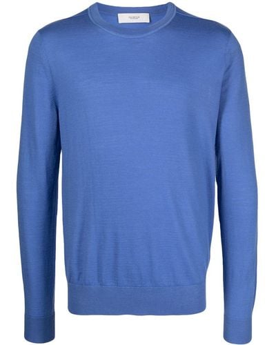Pringle of Scotland Crew-neck Knitted Jumper - Blue