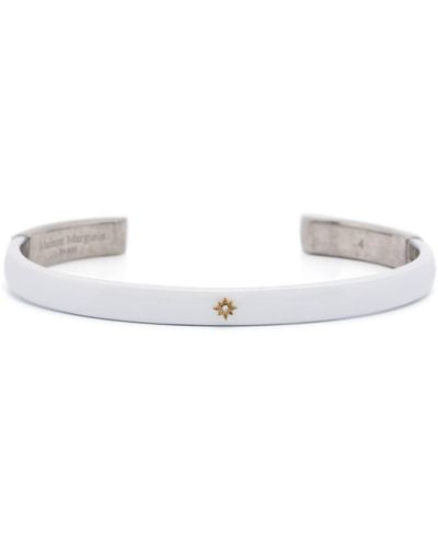 Maison Margiela Star-appliqué Bracelet - White