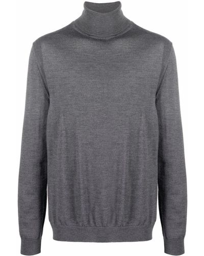Woolrich Fine-knit Roll-neck Jumper - Grey