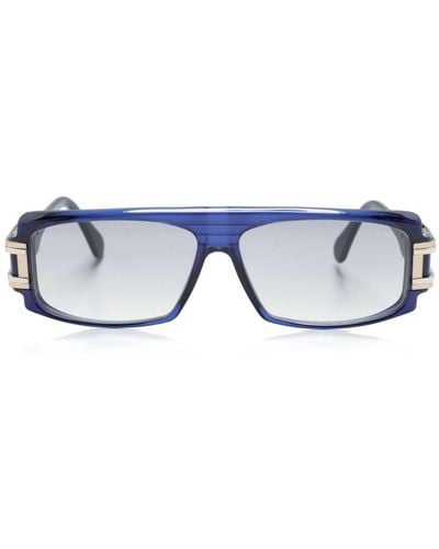 Cazal 1643 Rectangle-frame Sunglasses - Blue