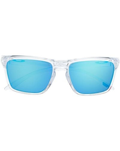 Oakley Eckige Sonnenbrille - Weiß