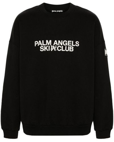 Palm Angels Palm Ski Club cotton hoodie - Black