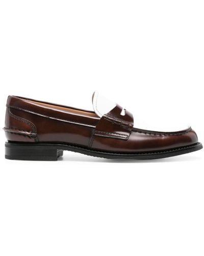 Church's Pembrey W5 Leather Loafers - Brown