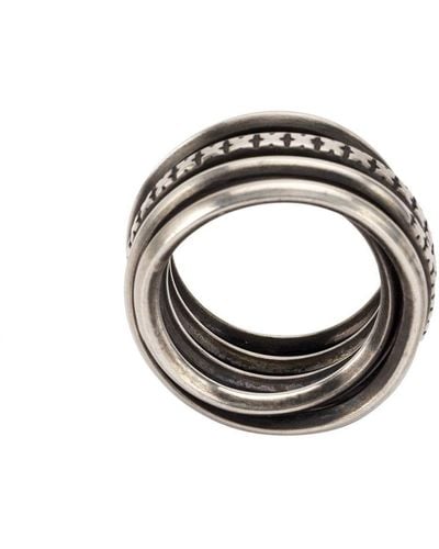 Werkstatt:münchen Wound Marks Ring - Metallic