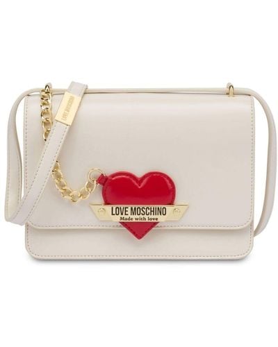 Love Moschino Logo-appliqué Cross Body Bag - Pink
