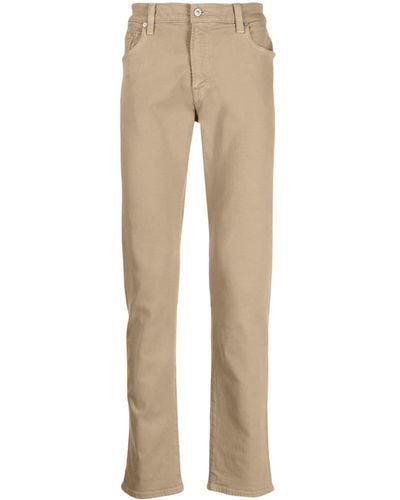 Citizens of Humanity Mid-rise Straight-leg Pants - Natural