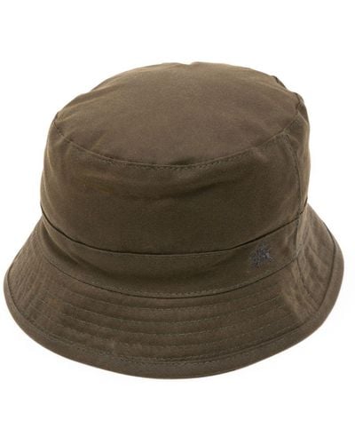 Baracuta Cappello bucket con ricamo - Verde