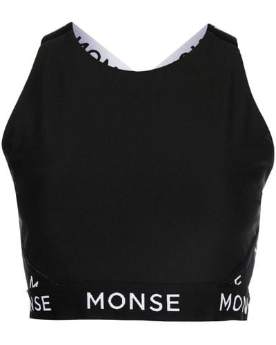 Monse Logo-print Performance Top - Black