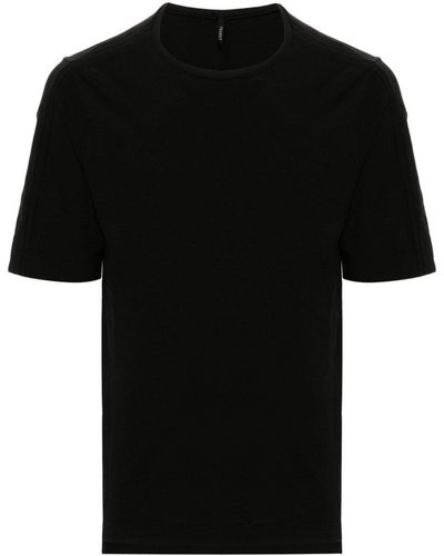 Transit Slub-texture Cotton T-shirt - Black
