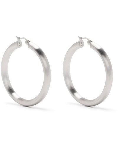 Tom Wood Boucles d'oreilles Classic Thick Satin XL - Neutre