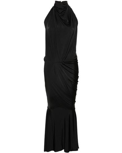 Alexandre Vauthier ホルターネック ドレス - ブラック