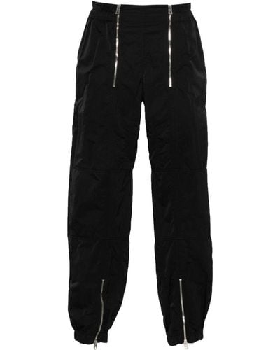 Bottega Veneta Nylon Pants With Double Zipper - Black
