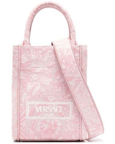 Versace Mini Barocco Athena Tote Bag - Pink