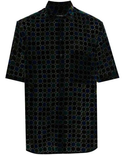 Song For The Mute Camisa Stain Glass de terciopelo - Negro