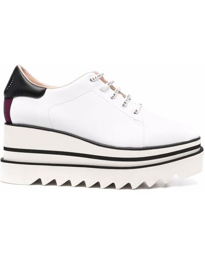 Stella McCartney Sneakers Elyse 80mm con suola antiscivolo - Bianco