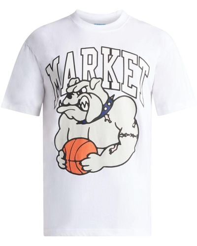 Market Bulldogs T-Shirt - Weiß