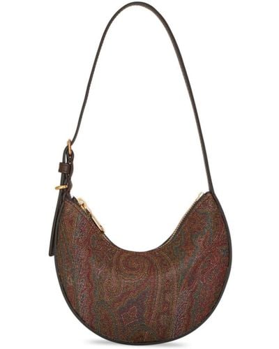 Etro Mini Essential Shoulder Bag - Brown