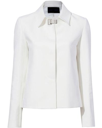 Proenza Schouler Lana Cotton Twill Jacket - White