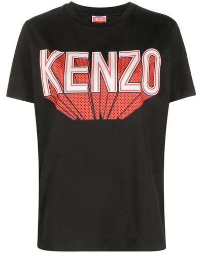 KENZO T-shirt à logo imprimé - Noir