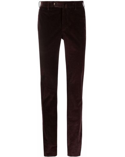 PT01 Corduroy Slim-fit Trousers - Black