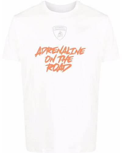 Automobili Lamborghini T-shirt Adrenaline On The Road - Giallo