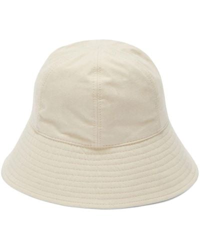 Jil Sander Wide-brim Cotton Bucket Hat - Natural