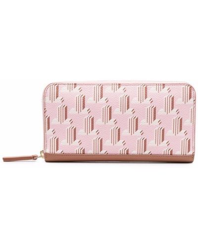 Lanvin Portemonnaie mit Logo-Print - Pink