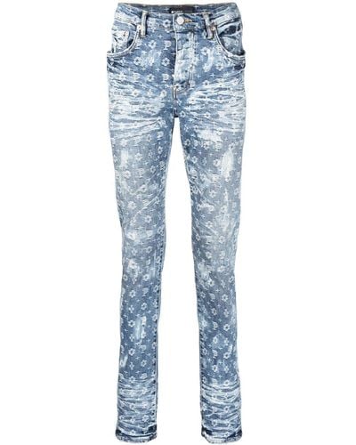 Purple Brand Jeans Mens Low Rise Slim Bootcut P004 White $320 Size