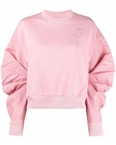 Alexander McQueen Logo-embroidered Sweatshirt - Pink