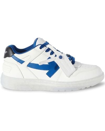 Off-White c/o Virgil Abloh Out Of Office Paneled Sneakers - Blue