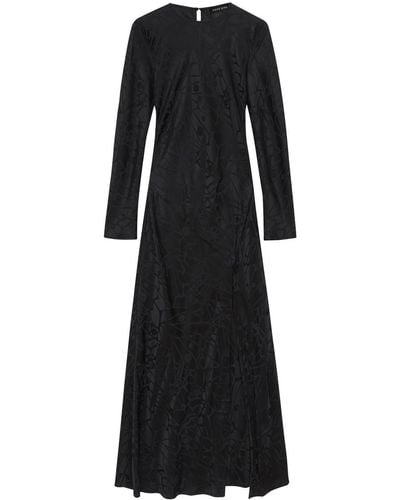 Anine Bing Zijden Maxi-jurk - Zwart