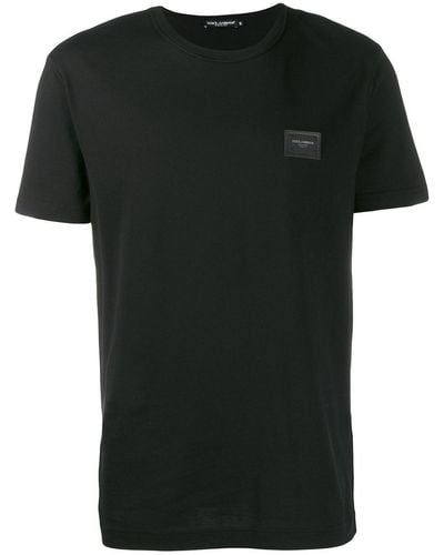 Dolce & Gabbana Camiseta de algodon - Negro
