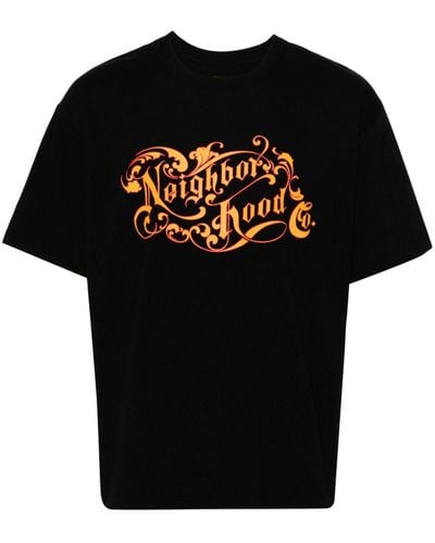 Neighborhood T-shirt à logo imprimé - Noir