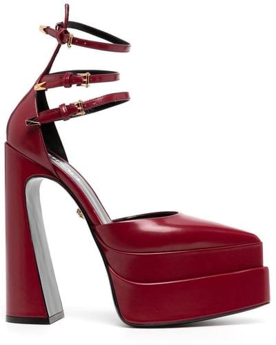 Versace Zapatos Aevitas Pointy con plataforma - Rojo