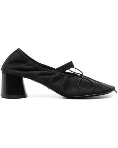 Proenza Schouler Zapatos de tacón con detalle de lazo - Negro