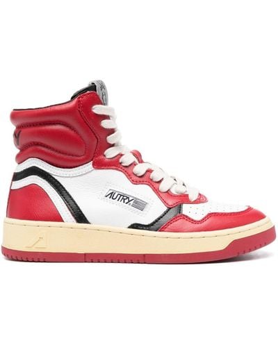 Autry Liberty High-top Sneakers - Rood