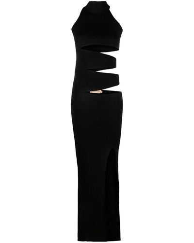 AYA MUSE Dione Cut-out Maxi Dress - Black