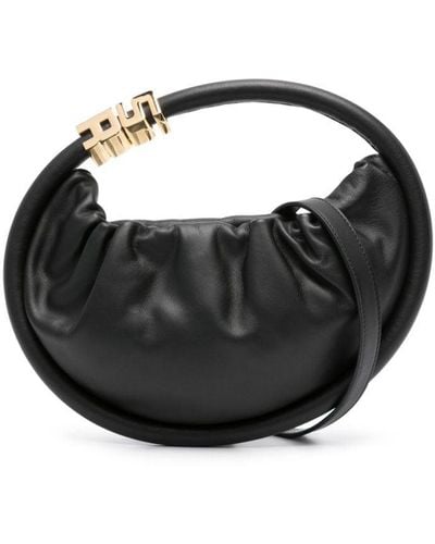 Sonia Rykiel Mini Domino Leather Tote Bag - Black