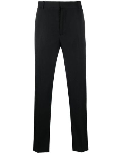 Alexander McQueen Pantalones de vestir con paneles laterales - Negro