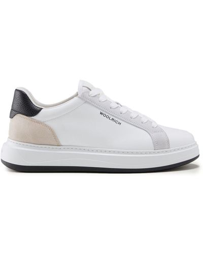 Woolrich Arrow Leather Sneakers - White