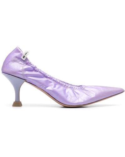 Premiata Elasticated Pointed Toe Court Shoes - Pink