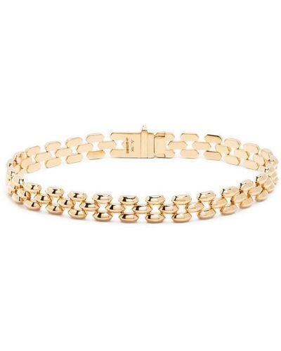 Lizzie Mandler 18kt Yellow Gold Cleo 3-row Bracelet - Metallic