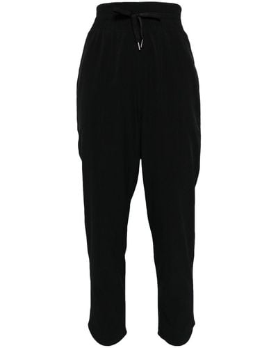 Spanx High-rise Jersey Track Trousers - Black