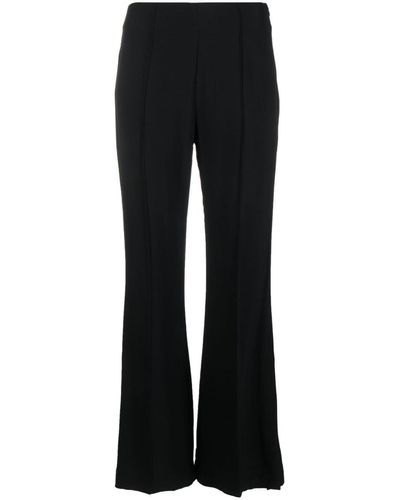 Erika Cavallini Semi Couture High-waisted Flared Pants - Black