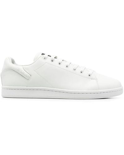 Raf Simons Orion Faux Leather Trainers - White